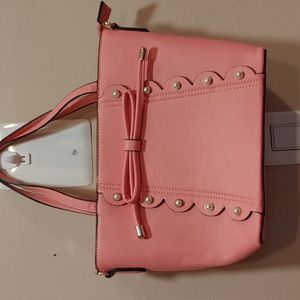 NWT SMALL PEACH TOTE BAG